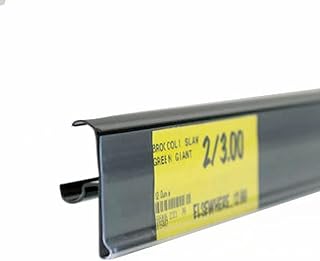 The Global Display Solution Price Tag Holder and Molding for Double Wire Cooler/Freezer Shelves | 30