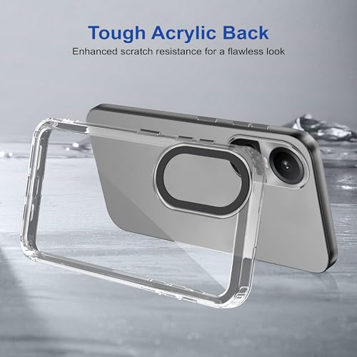 Image of amazon basics Back Case Cover for Oppo Reno 10 5G (TPU + PC Transparent)