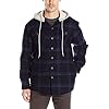 Wrangler Authentics Mens Quilted Flannel Jacket Mens Shirt