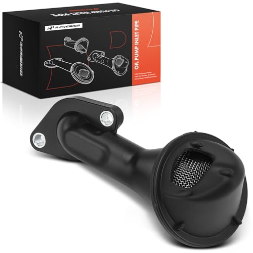 A-Premium Oil Pump Pickup Tube with Screen for 1.8L 2.0L - Compatible with Volkswagen Passat, Golf, Tiguan, Beetle, GTI, Arteon, Golf R & Audi Q3, TT, A1, A3 Quattro, Q3 Quattro, S3 & Seat Leon