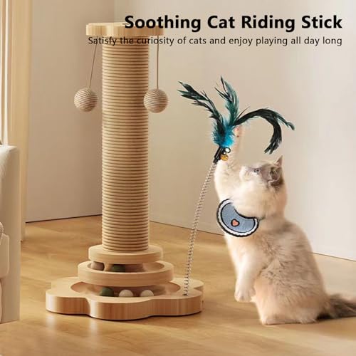 Arbre a chat bois Parla pour calmer l'instinct de griffage - 6