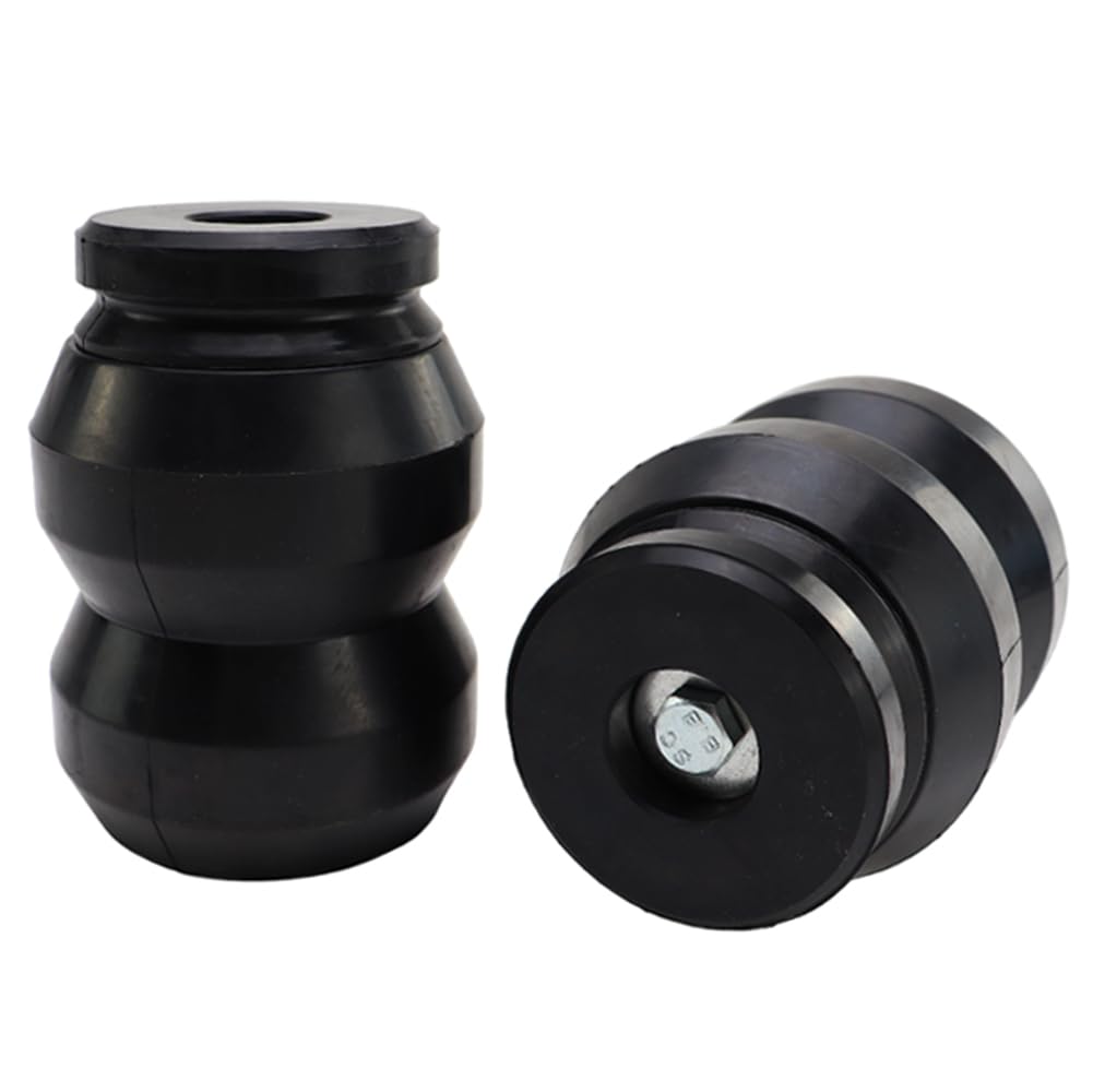 Hex Autoparts 2 Pcs Rear Helper Spring Kit Compatible with Chevy Silverado 2500 HD/ 3500/3500 HD GMC Sierra 2500/3500 HD 2011-Up, GMRCK25D Rear Air