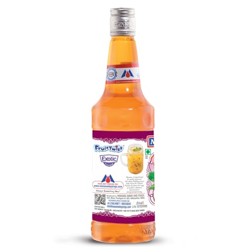 Image of Manama Passion Fruit Syrup, 750ML for Cocktails and Mocktails