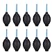 10 Stück Blasebalg Dust Blower Universal Staub Gebläse Reiniger Gummiluft Gebläse Pump Reiniger mit Weicher Silikonspitze für Objektiv, Kamera, Sensor, DSLR, Tastatur, Optik usw. Reinigungs Sets