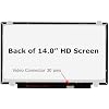 SCREENARAMA استبدال الشاشة الجديدة لـ B140XTN02.E ، HD 1366x768 ، لامع ، شاشة LED LCD مع أدوات