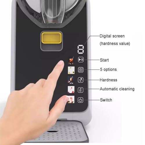 Vituord Slush-Maschine, Eismaschine Für Frozen Drinks/Eiscreme, Mit 5 Voreingestellten Programmen, LED-Display, Selbstreinigung, Kein EIS Nötig, Perfekt Für Milchshakes Und Smoothies – Bild 7