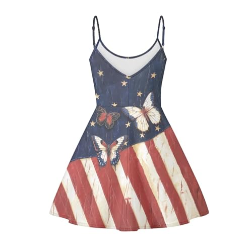 Image of Coloranimal Women's Summer Sleeveless Casual Swing Dresses with Loose Fit Beach Sundress