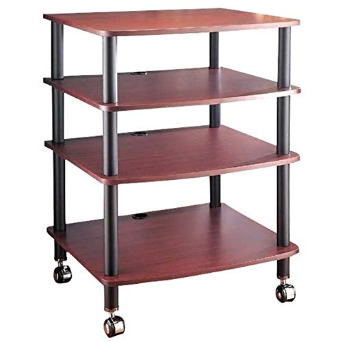 VTI AR Series 4 Shelf Audio Rack-Black/Black