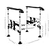Toilet Safety Rails for Seniors Toilet Safety Frame with with 4 Clamps Adjustable Height & Width 330lb Toilet Handles for Elderly and Disabled Fit Any Toilet (Black)