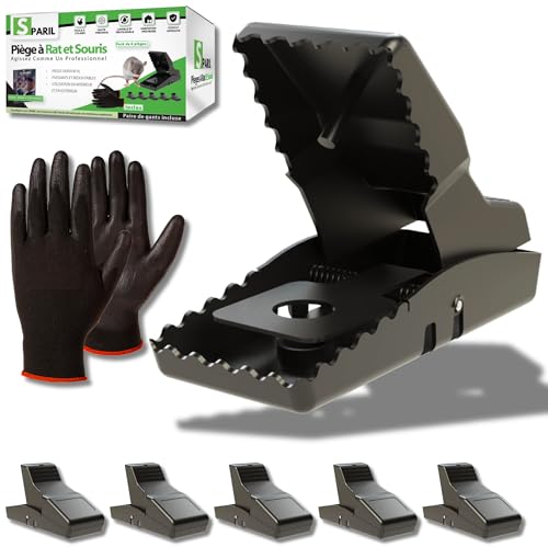 SPARIL® Piège à Rat Puissant et Réutilisable –...