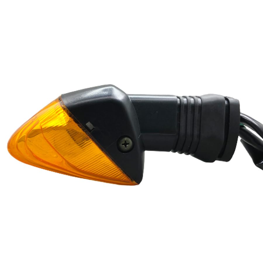1 par de intermitentes delanteros y traseros de motocicleta con lente amarilla para Kawasaki KLE 500 650 Versys Z1000 Z750S Ninja 650R ZX-6R 600 636