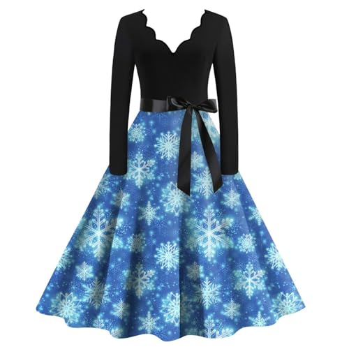 Robe de cocktail bleu ciel pour soirée à thème et fête d'Halloween chic