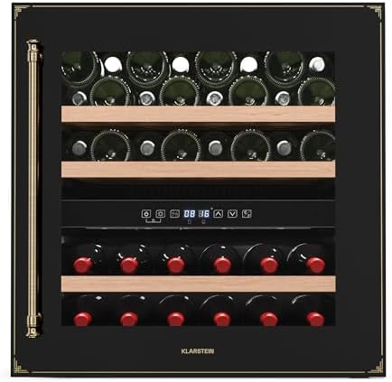 Klarstein Vinsider Victoria 36 Cave à Vin - 36 Bouteilles, 2 Zone...