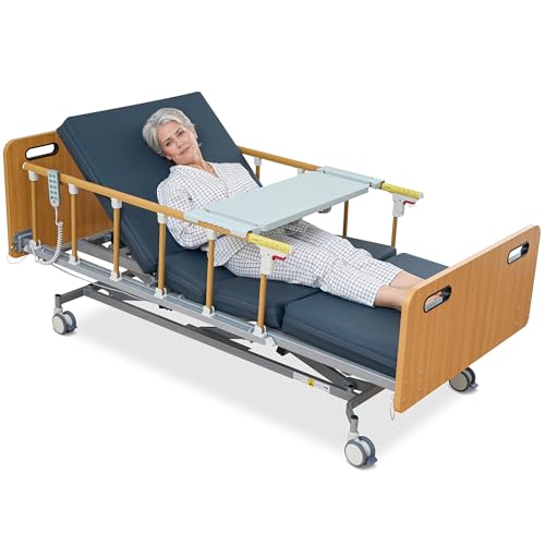 Careboda 5 Function Full Electric Hospital Bed for Home Use,