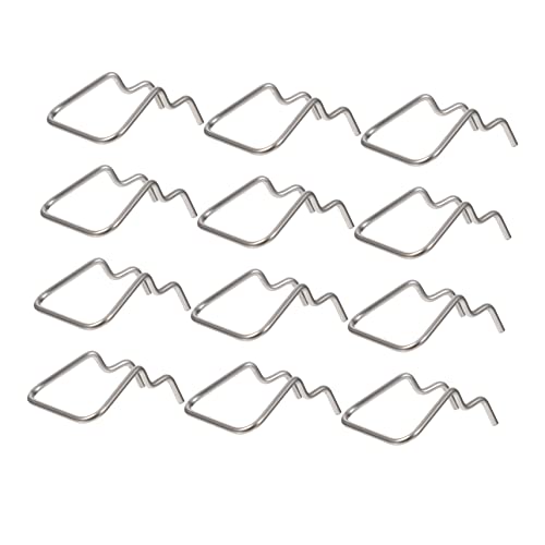 Gatuida 12pcs Stainless Steel Peg Hook for Tool Display Stand Peg Hooks for Pegboard Shelf for Wall Shelves for Organizing Tools