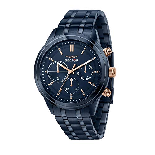 Sector No Limits Analogico R3253540005, Blu, 45Mm, Bracciale