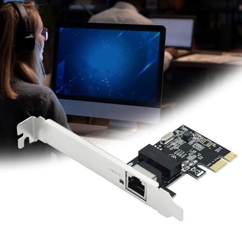 Tarjeta de Red Ethernet Gigabit PCIe Chip RTL8111E Puerto RJ45 Instalación 10/100/1000Mbps para PC de Escritorio miniatura 2