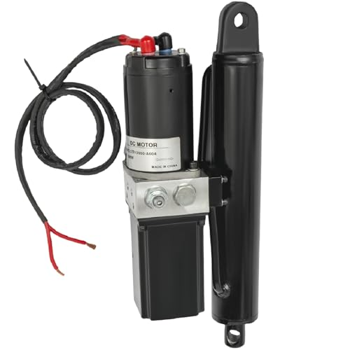 Electric Linear Actuator 12V, 2T/4409 lbs 8" Stroke Heavy Duty IP55 Waterproof Hydraulic Linear Actuator for Dump Trailers, Lift Tables, Solar Tracking System, Wheelchair