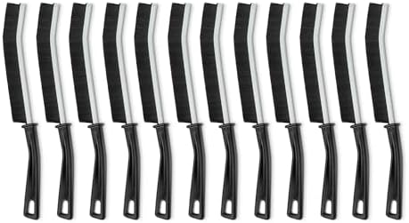 �鶹�� Basics Hard Bristle Grout and Tile Cleaning Brush, Pack of 12