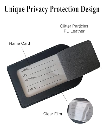 Hubby and Wifey Luggage Tags, Bridal Shower Gift, Honeymoon Travel Essentials,Engagement Gift for Couples3