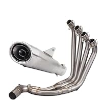 Amazon | FIRECARP バイク用 フルエキゾーストパイプ ステンレス製