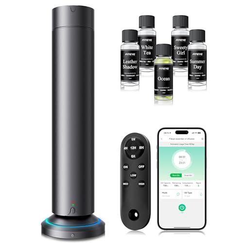 Waterless Essential Oil Diffuser Kit with Remote