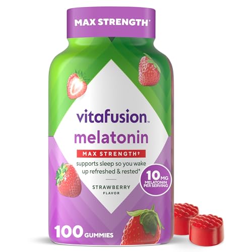 vitafusion Max Strength 10 mg Melatonin Gummies