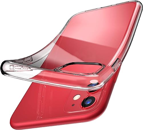 TOZO Compatible for iPhone 11 Case 6.1 Inch (2019) Premium Clear Soft TPU Gel - Transparent Flexible Cover with Clear
