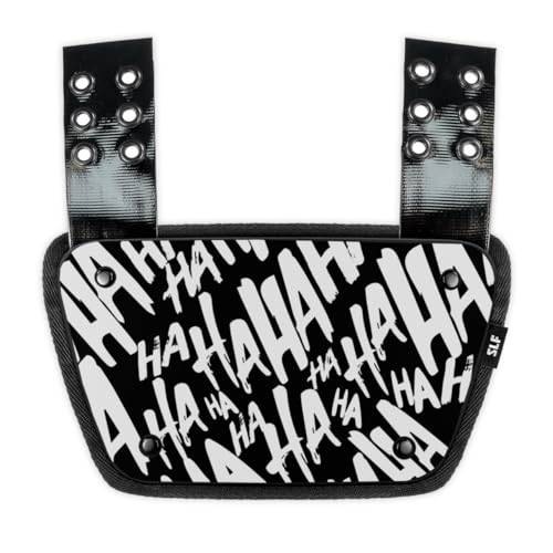 SLEEFS Football Backplates for Shoulder Pads, Youth & Adult Lower Back Protector, Lightweight Back Plate with Hardware Included, Universal Fit