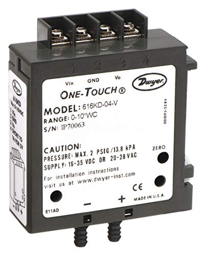 Industrial Grade 4FLZ2 Vacuum Gauge, 1 1/2 In, 30 In Hg, Back