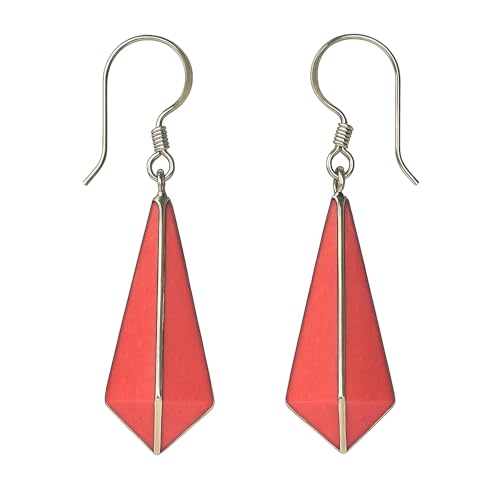 Boucles d'oreilles boho corail pendantes pour sublimer vos tenues de fête