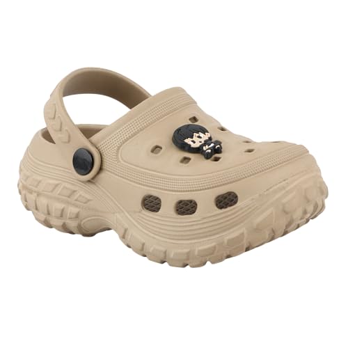 Image of FUEL Poddle Comfortable Indoor & Outdoor Casual Garden Clogs, Soft Cushioned Footbed and Lightweight EVA Slip-On Kids Clogs for Boys & Girls