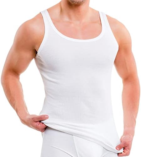 Anthony Jackson 5'li Kutu Premium Klasik Erkek Atlet ALEXANDER Ekstra Uzun- Taranmış İnce Fitilli Organik Pamuk (Düz) (MİX 1, 5XL) - Görsel 2