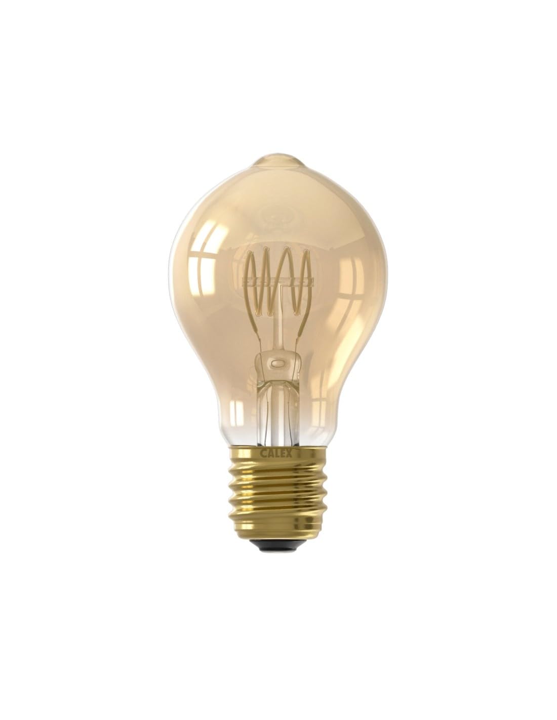 Calex Flex Filament GLS 240V 3.8W (25W eq.) E27 2100K Gold Dimmable