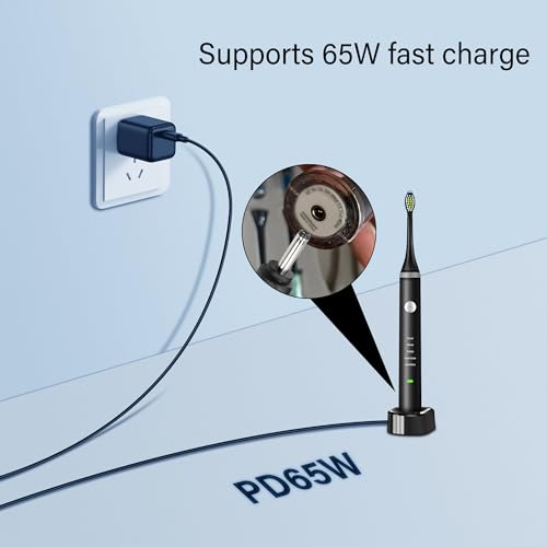 GINTOOYUN PD65W USB-C to DC35135 Charging Cable Type-C Male to 90 Degree DC3.5mmx1.35mm Male Charging Cable for Electric Toothbrushes,Laptops - Image 3