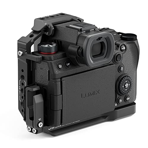 Tilta Half Camera Cage Compatible with Lumix S5 II/IIX Filmmaking Kit with HDMI USB-C Cable Clamp - Black TA-T50-HCC-B - Image 2