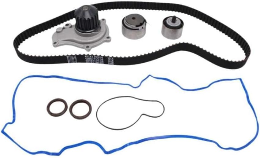 Compatible With Universal Fit Automotive Timing Belt Replacement Includes Engine Water Pump Metal Spare Parts Accessories Compatible with 2003 2010 Vehicle Models Aftermarket Replacement
