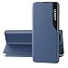 Produktbild FANFO® Hülle für Xiaomi Poco X3 NFC, Flip Ledertasche Case mit Stand, Clear View Booklet Handyhülle für Xiaomi Poco X3 NFC, Blau