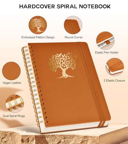 Carnet à spirale A5 pour ne plus perdre vos notes grâce aux 300 pages numérotées - 4