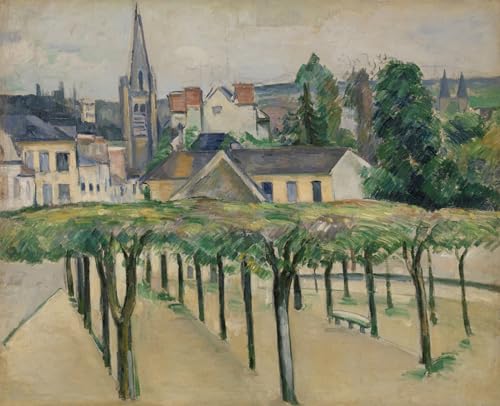 Tableaux sur toile Place du Village Cézanne déco murale émoi
