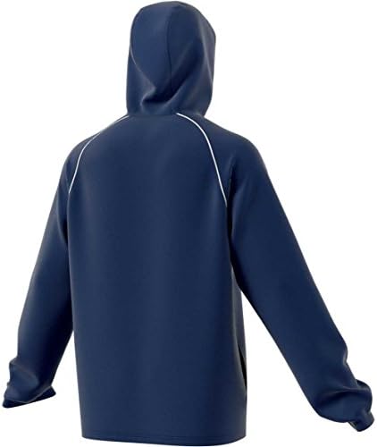 adidas Men's Core18 Rn Jkt JACKET, DKBLUE/WHITE, L UK : Buy Online
