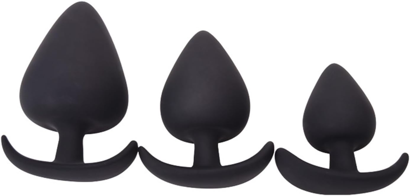 5 Sizes Anal Plug Trainer Dildo Massage Prostate Stimulator for Men Women Butt Plugs Sex Toys for Couples SM Adults(1 Set)