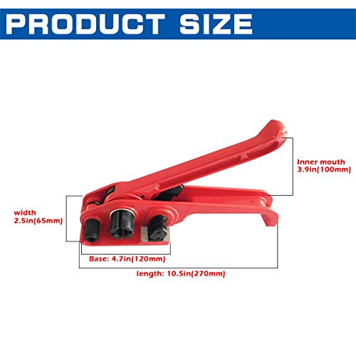 Myfamirea MFZSB01 Heavy Duty Poly Strapping Tensioner And Cutter Manual Banding Tools Windlass thumb #3