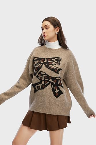 Cute Sweaters for Women Graphic Knit Pullover Womens Sweaters Long Sleeve Casual Going Out Warm Fall Outfits3