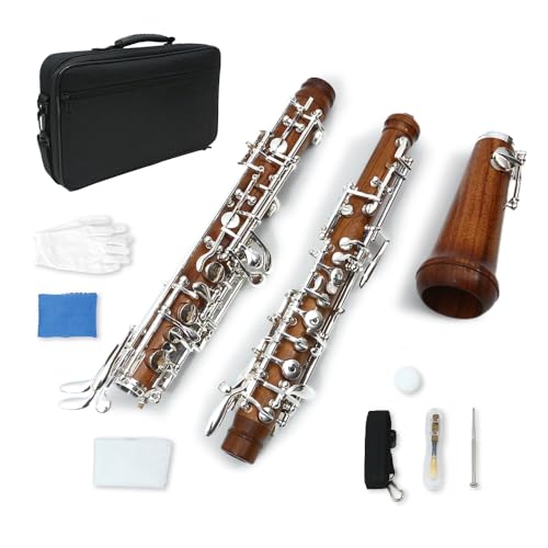 Yinfente Llave Oboe C profesional izquierda F Resonancia semiauto...