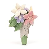 Jellycat Amuseables Bouquet of Flowers Stuffed Toy, 12 inches - Plant & Flower Plush - Fun Décor & Gift