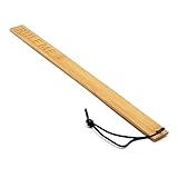 Langlebige Bambus Spanking Paddel - Lineal Form Paddel für Disziplin und Spaß, leicht und umweltfreundlich (Rule Me)