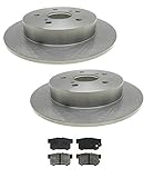 Mac Auto Parts 40314 22 Suzuki SX4 SX 4 Rear Brake Rotors & Ceramic Pads 3 CD365