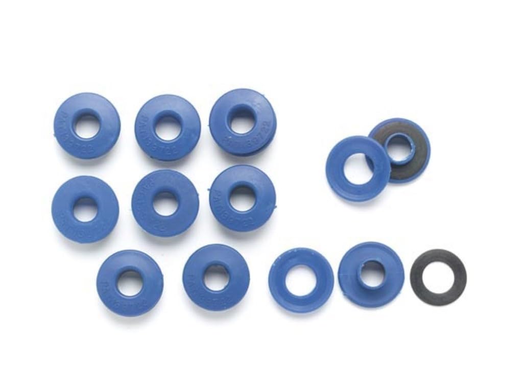 Set 10 occhielli autoperforanti in plastica resistente per teli teloni