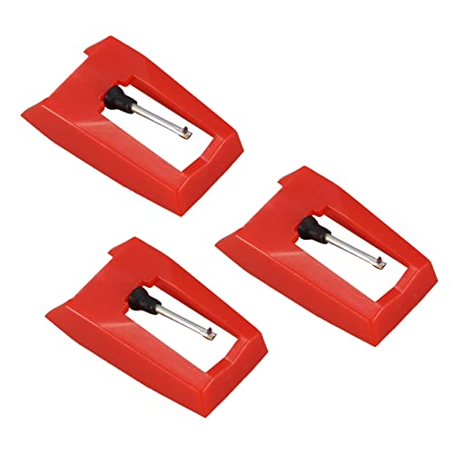 Mengmen 3X placas jugador diamante pluma placas jugador placas jugador vinil lp placas jugador aguja accesorios pluma